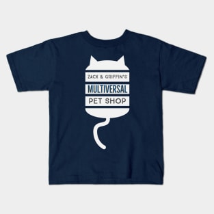 Zack and Griffin's Multiversal Pet Shop Kids T-Shirt